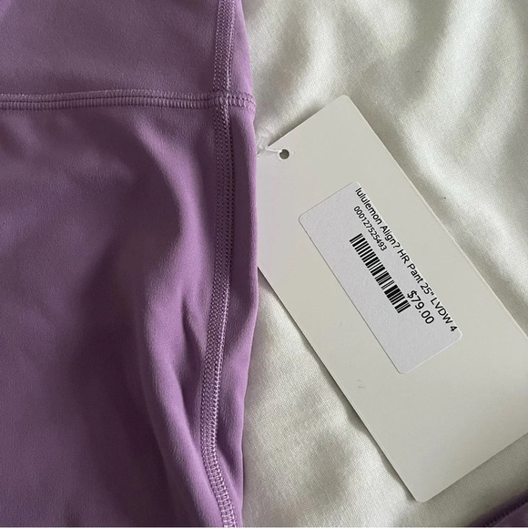 🆕 Lululemon Align HR Pant 28” - Wisteria Purple - Picture 3 of 6